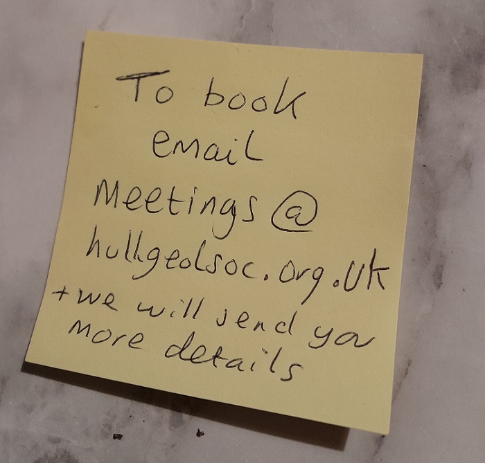 bokking for HGS meetings