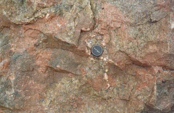 pegmatite at Mappleton RIGS